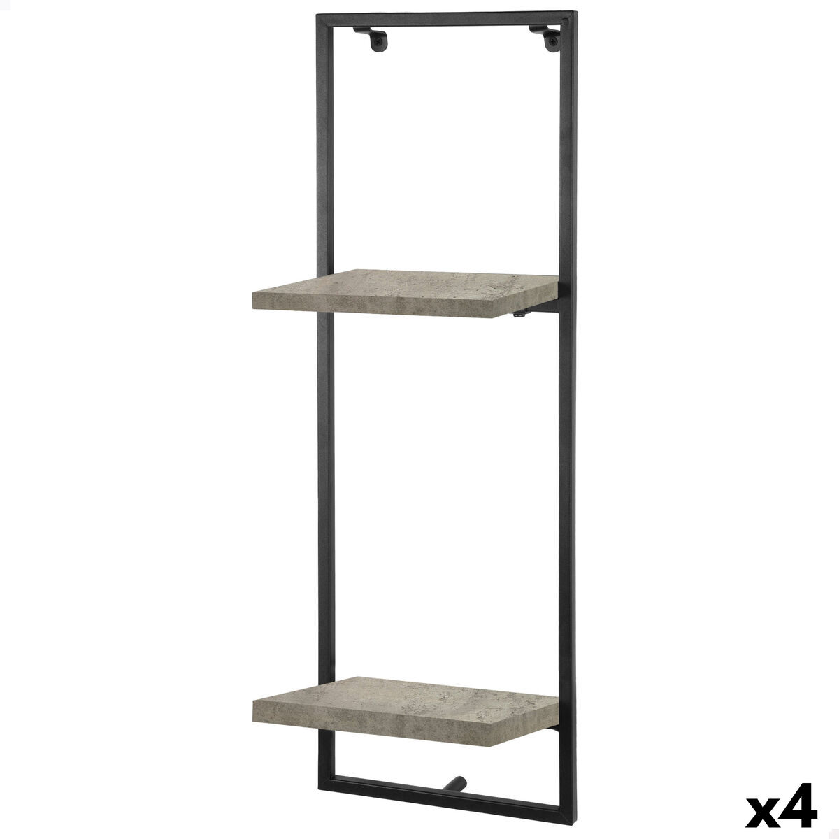Estantes Max Home Ferro Madeira MDF 25 X 75 X 20 CM (4 Unidades)