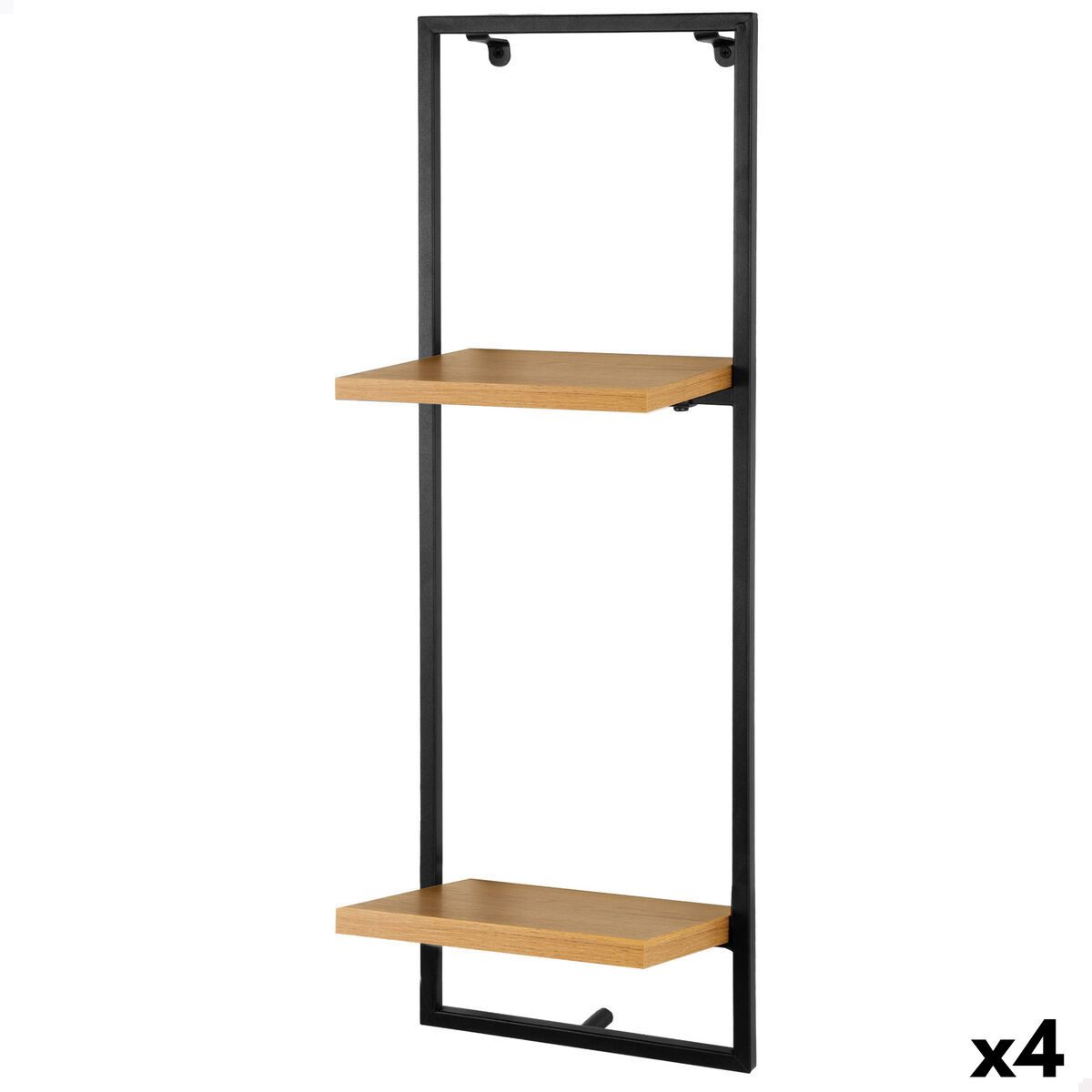 Estantes Max Home Ferro Madeira MDF 25 X 75 X 20 CM (4 Unidades)