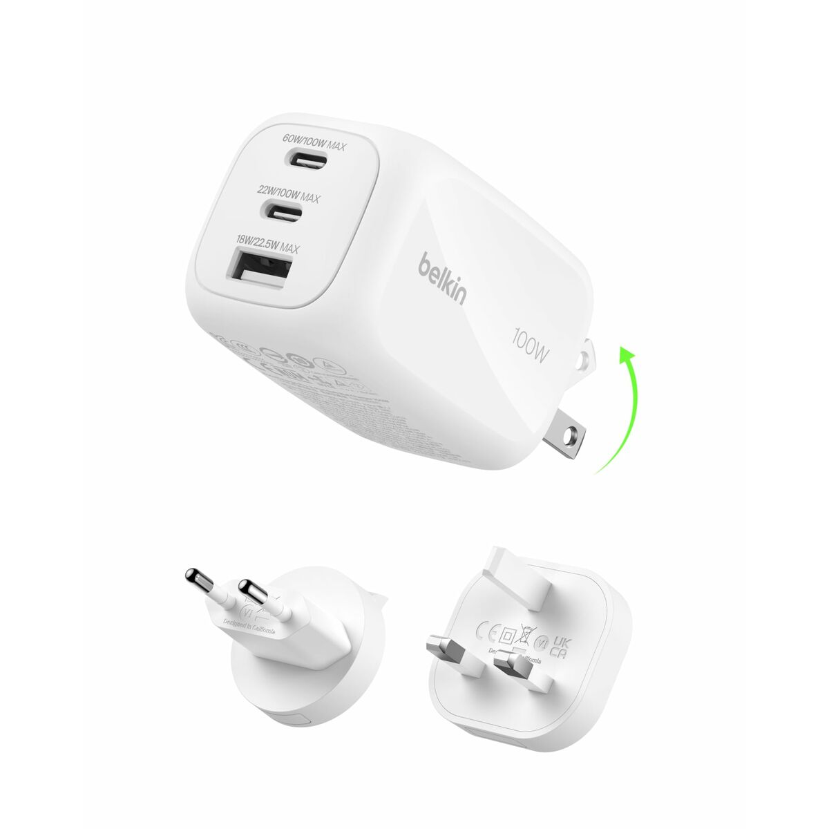 Cabo USB Belkin WCH016HQWH Branco