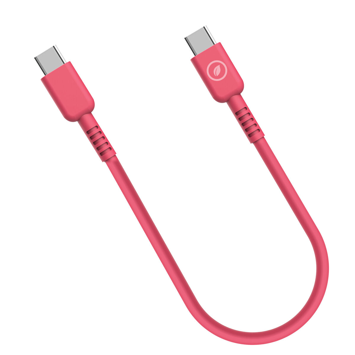 Cabo USB-C para USB-C Muvit for Change Magenta 0,2 m