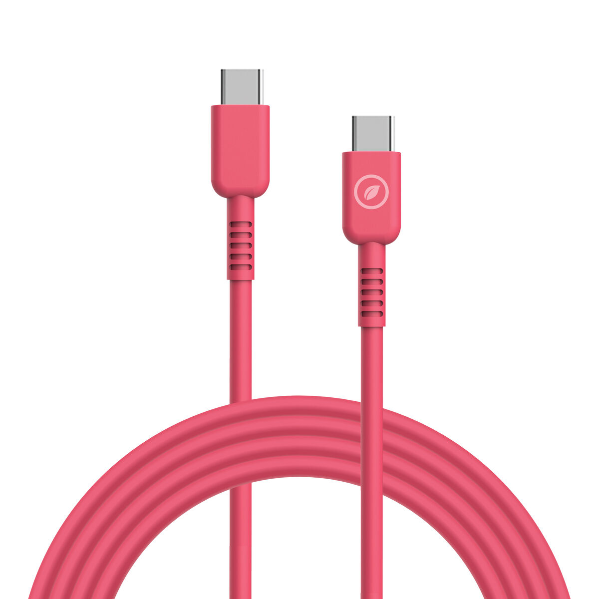 Cabo USB-C para USB-C Muvit for Change Magenta 1,2 m