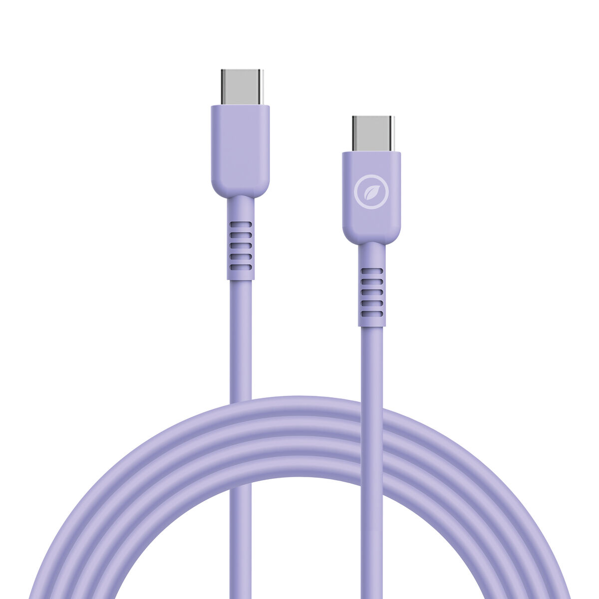 Cabo USB-C para USB-C Muvit for Change Lavanda 1,2 m