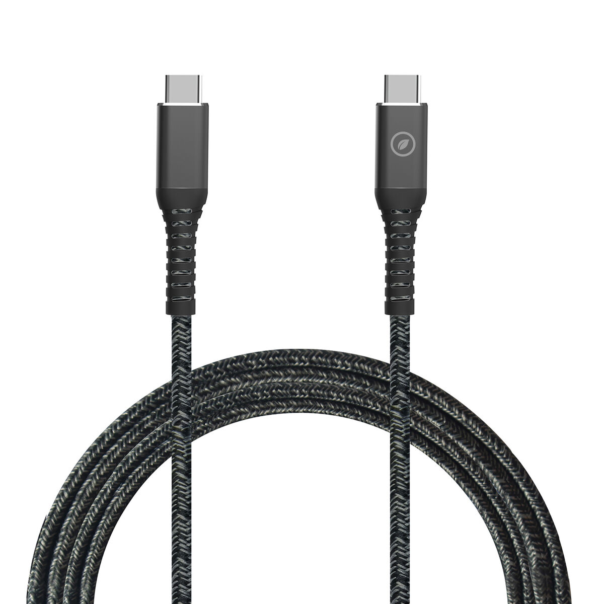 Cabo USB-C para USB-C Muvit for Change Preto 1,2 m