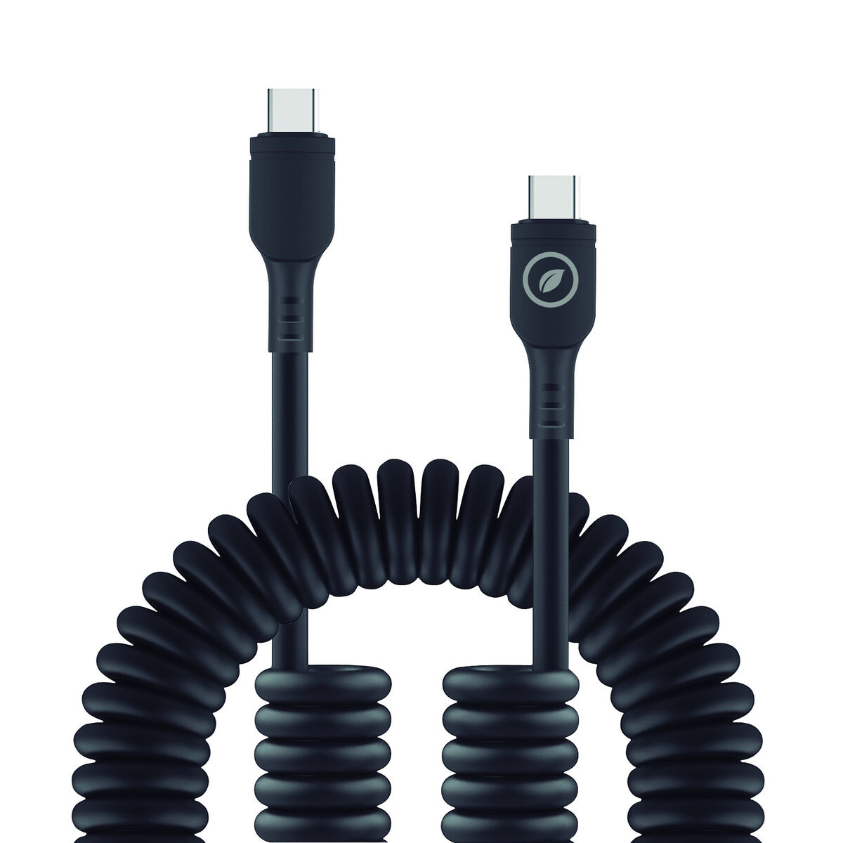 Cabo USB-C para USB-C Muvit for Change Preto 1,2 m