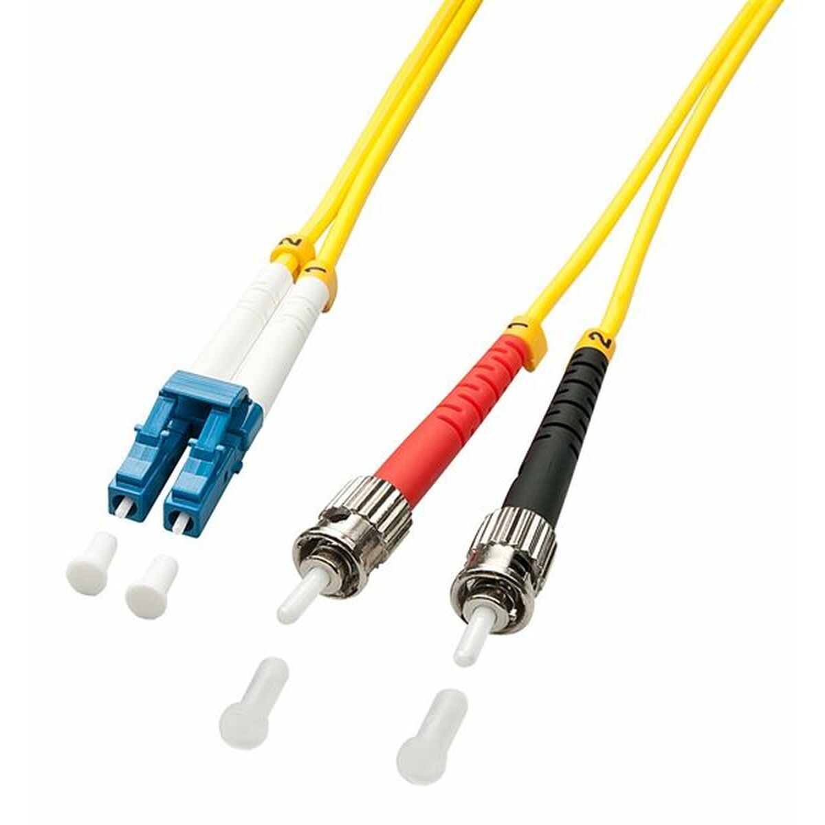 Cabo de fibra ótica LINDY Amarelo 2 m (1 Unidade)