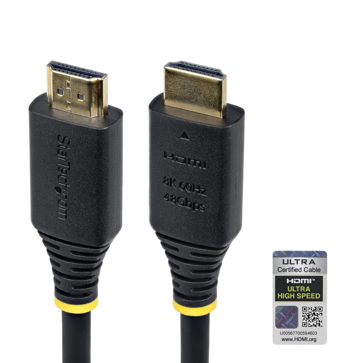 Cabo HDMI Startech HDMI21-CBL-8K60-50CM Preto 50 cm