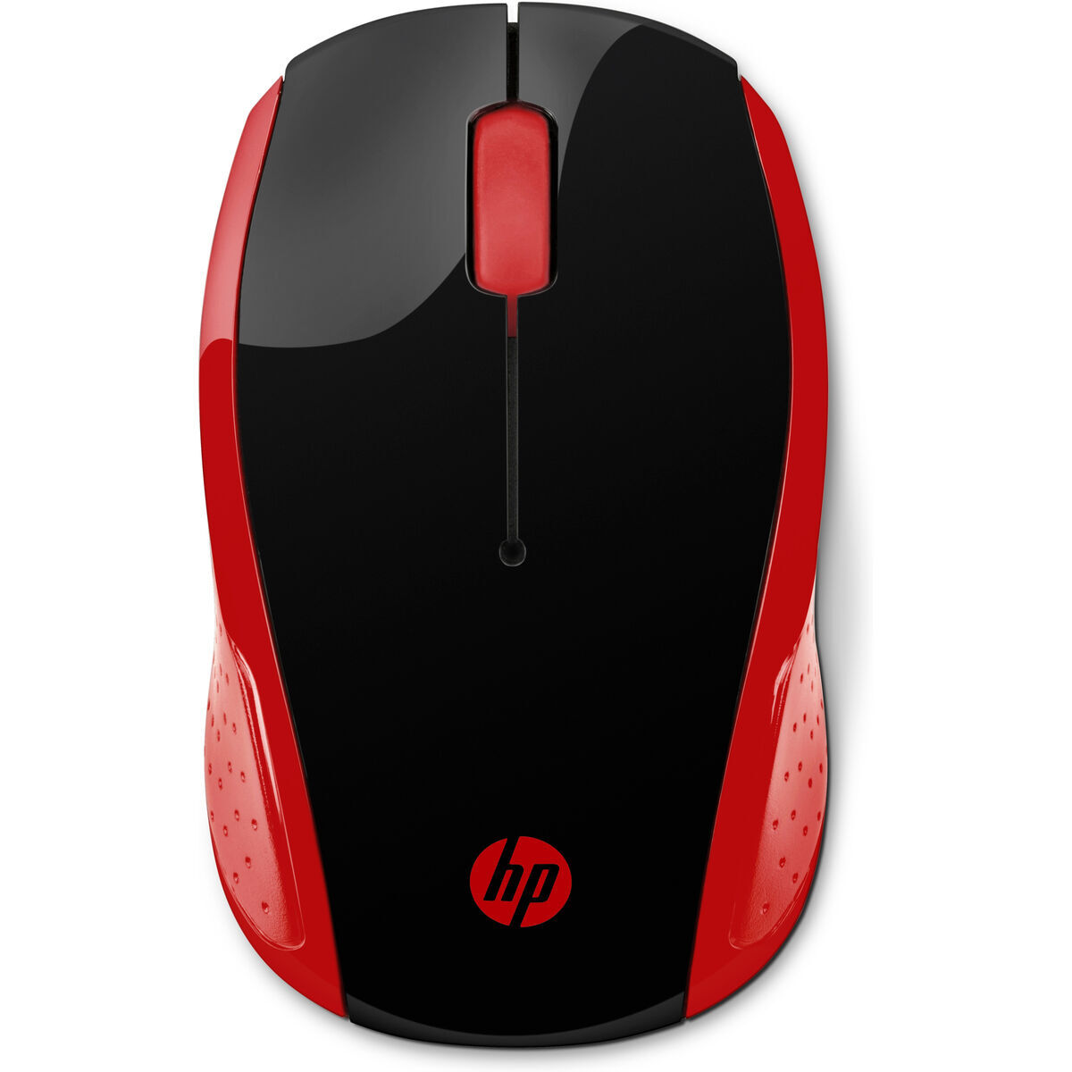 Rato HP 2HU82AA#ABB Preto Vermelho 1000 dpi