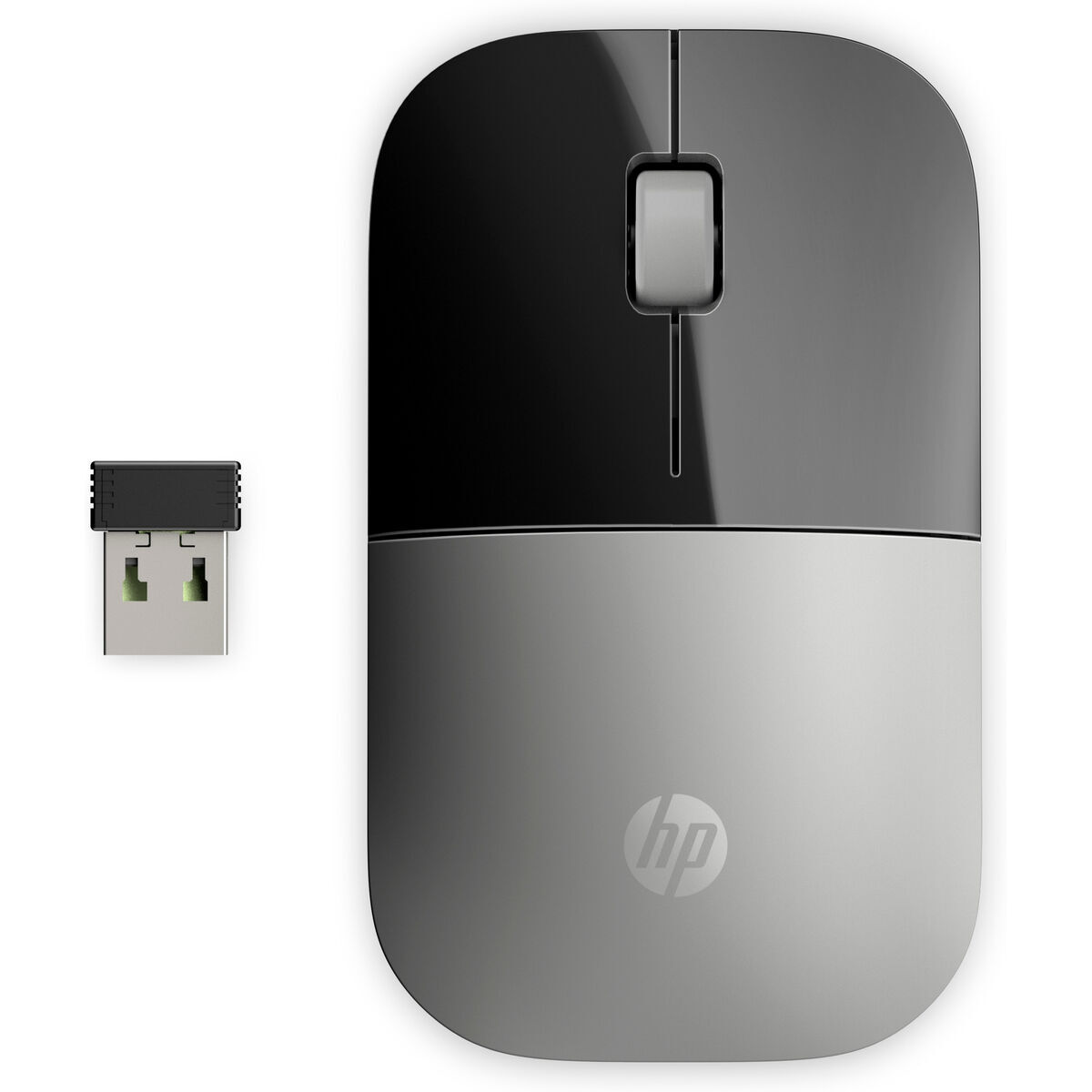 Rato sem Fios HP Z3700 Preto Cinzento Prateado 1200 DPI Sem Fios