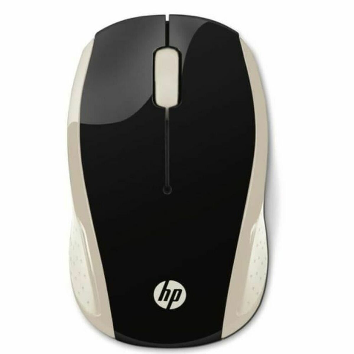 Rato HP 200 (Silk Gold) Preto Ouro 1000 dpi