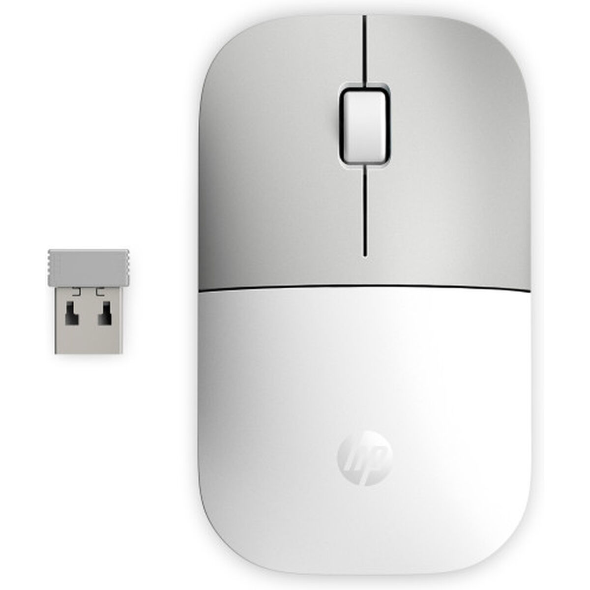 Rato HP 171D8AA Branco Prateado 1200 DPI Sem Fios