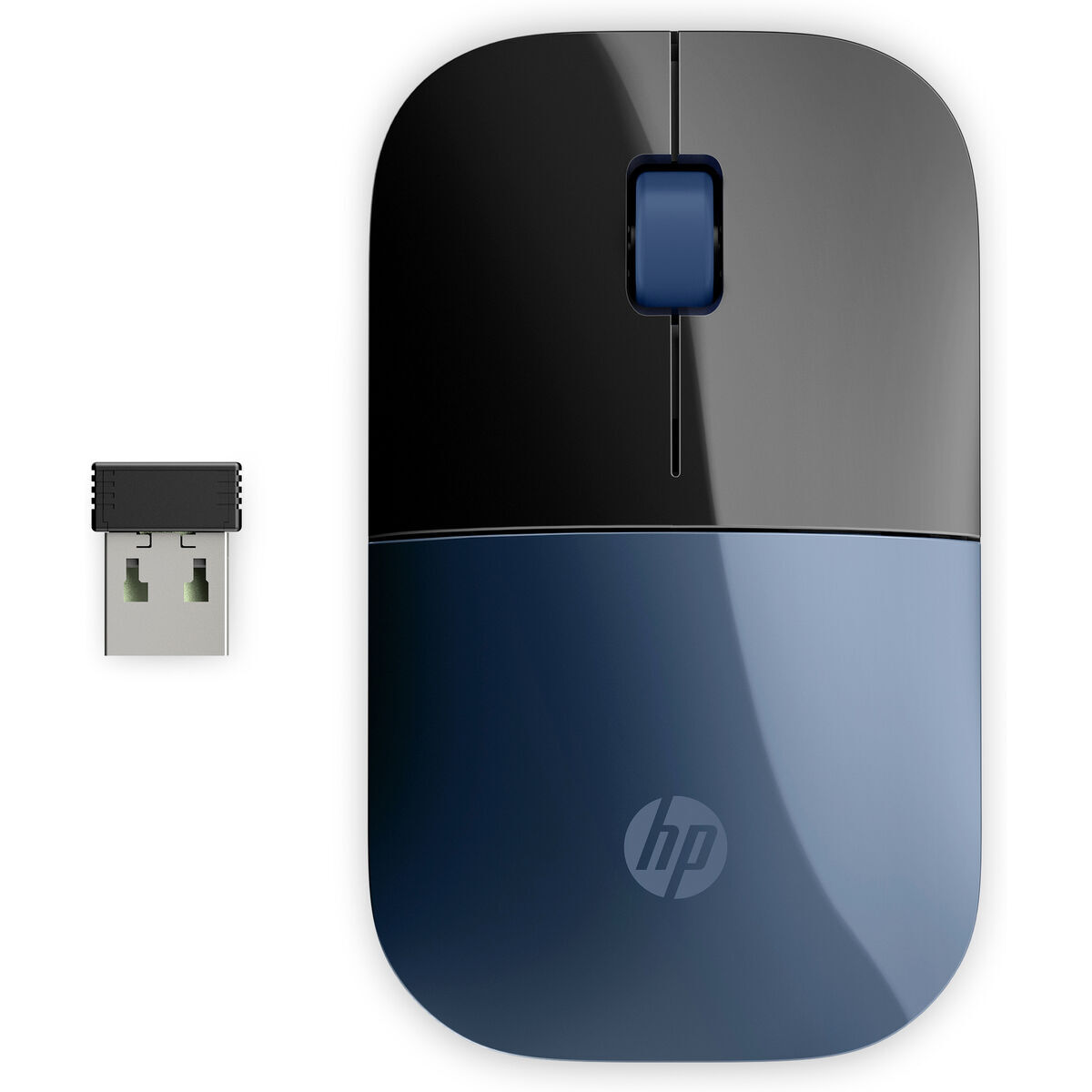 Rato sem Fios HP Z3700 Azul Preto 1200 DPI