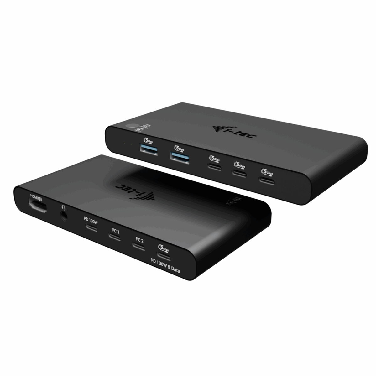 Hub USB i-Tec C31KVMHDMIDOCKPD Preto 100 W