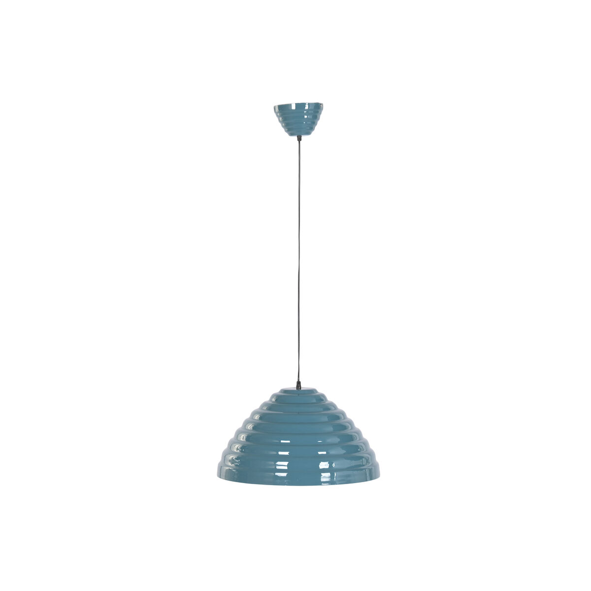 Candeeiro de teto Home ESPRIT Azul Metal Ferro 50 W 50 x 50 x 28 cm