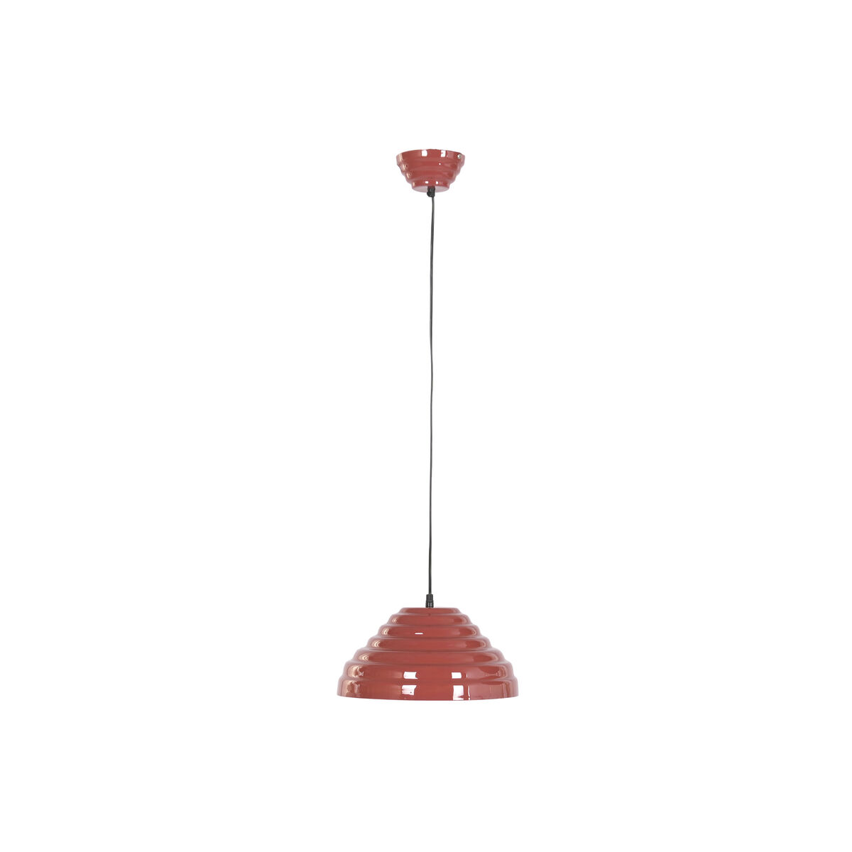 Candeeiro de teto Home ESPRIT Vermelho Metal Ferro 50 W 35 x 35 x 17 cm