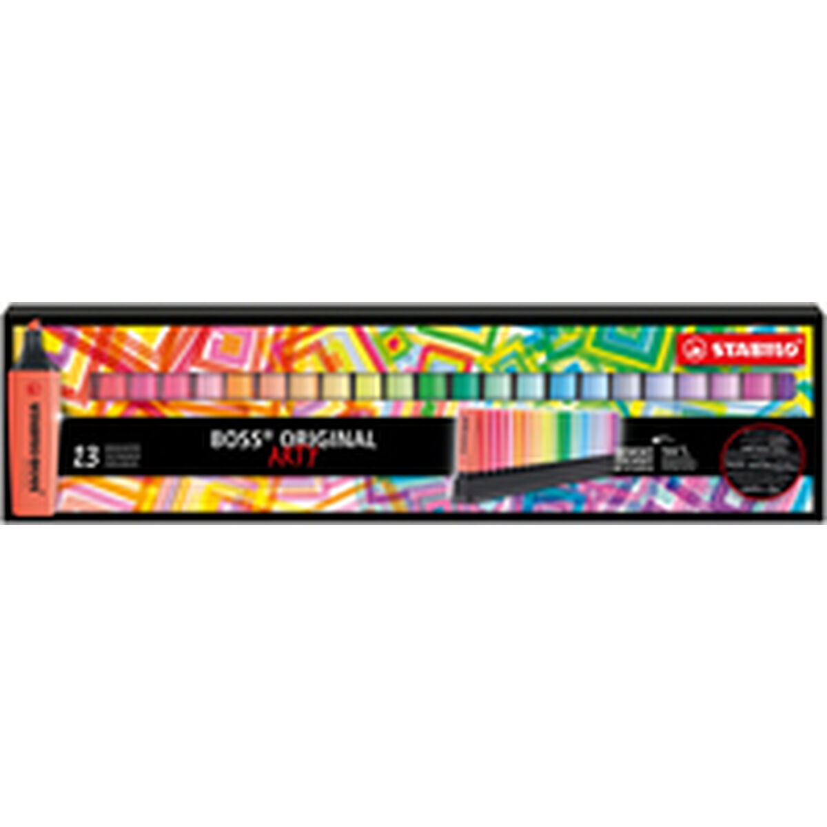 Conjunto de Marcadores Fluorescentes Stabilo BOSS ORIGINAL Multicolor 3 Peças 23 Peças