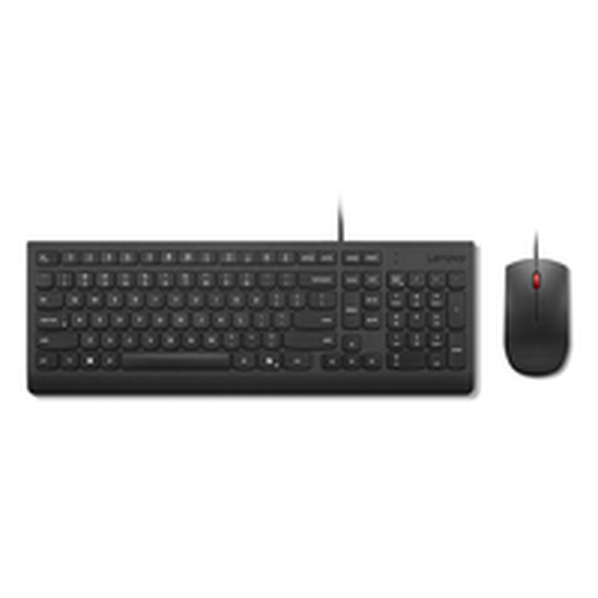 Teclado e Rato Lenovo Preto Qwerty espanhol