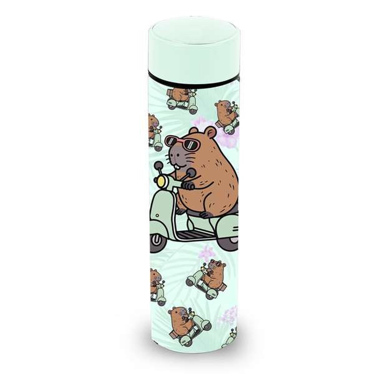 Garrafa Térmica Oh My Pop! Capibara Multicolor 500 ml