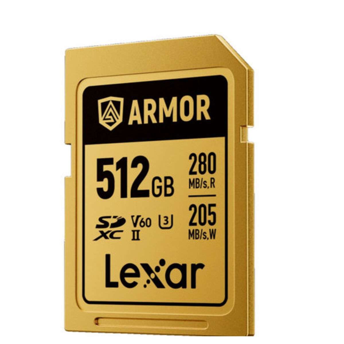 Cartão de Memória SDXC Lexar Professional Armor Gold 512