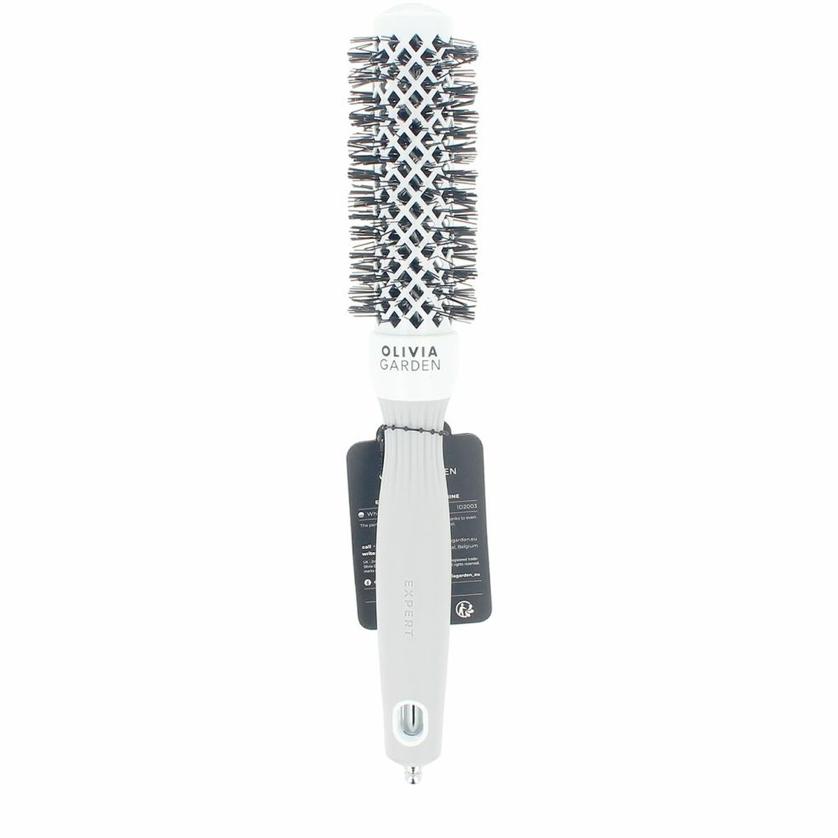 Escova Olivia Garden EXPERT BLOWOUT SHINE Branco Cinzento Ø 25 mm