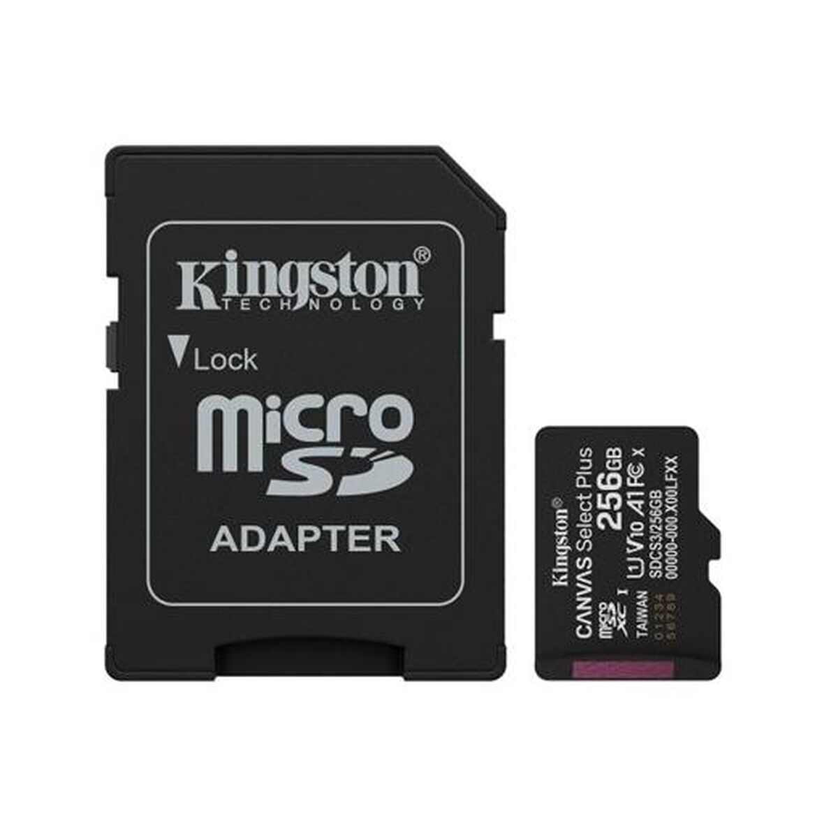 Cartão de Memória Micro SD com Adaptador Kingston SDCS3/256GB 256