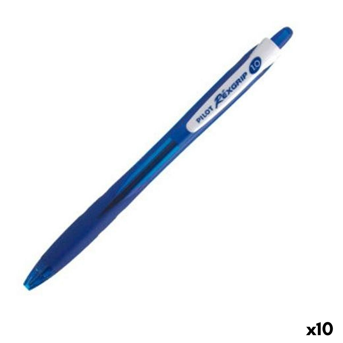 Caneta Pilot REXGRIP BEGREEN Azul 1 mm (10 Unidades) (10 Peças)