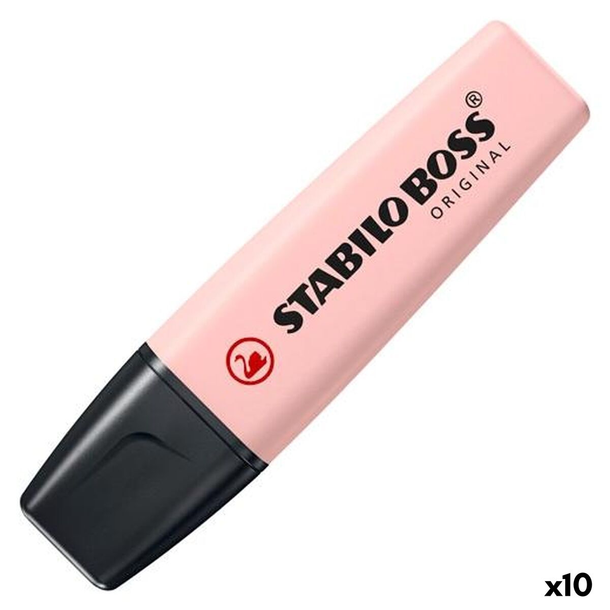 Marcador Fluorescente Stabilo NATURECOLORS WILDFLOWE Rosa Claro (10 Unidades)