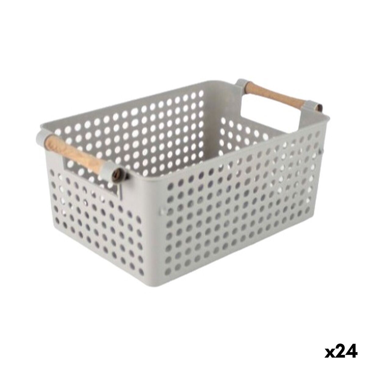 Cesta Multiusos Confortime Madeira Polipropileno (24 Unidades)