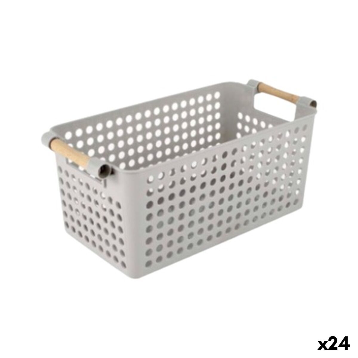 Cesta Multiusos Confortime Madeira Polipropileno (24 Unidades)