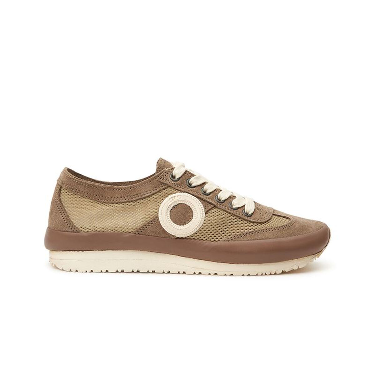 Ténis Casual de Mulher Aro 3666 Joaneta Plus Net Castanho