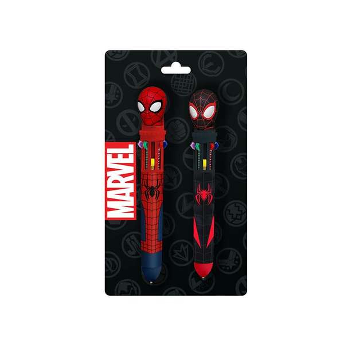 Conjunto de Canetas Spider-Man Vermelho