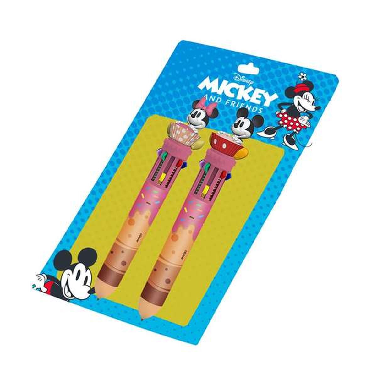 Conjunto de Canetas Mickey Mouse Multicolor