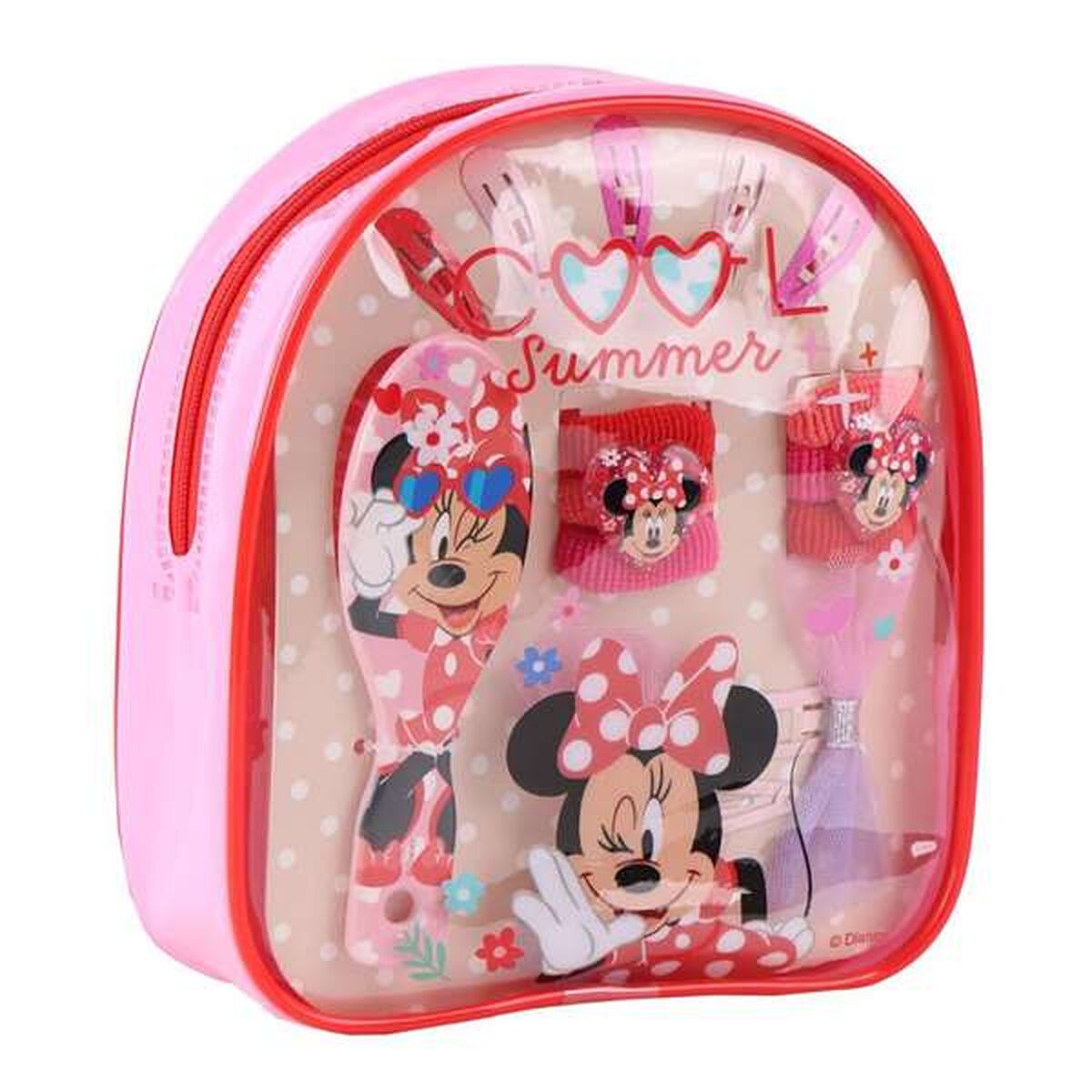 Conjunto de Beleza Minnie Mouse Vermelho