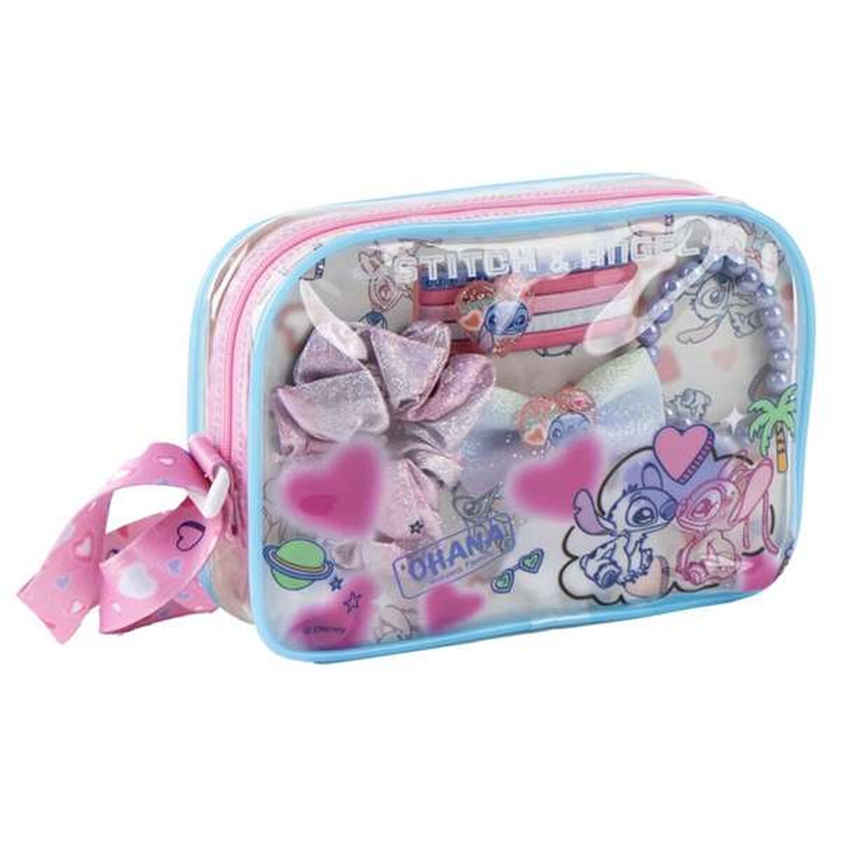 Conjunto de Beleza Stitch Azul