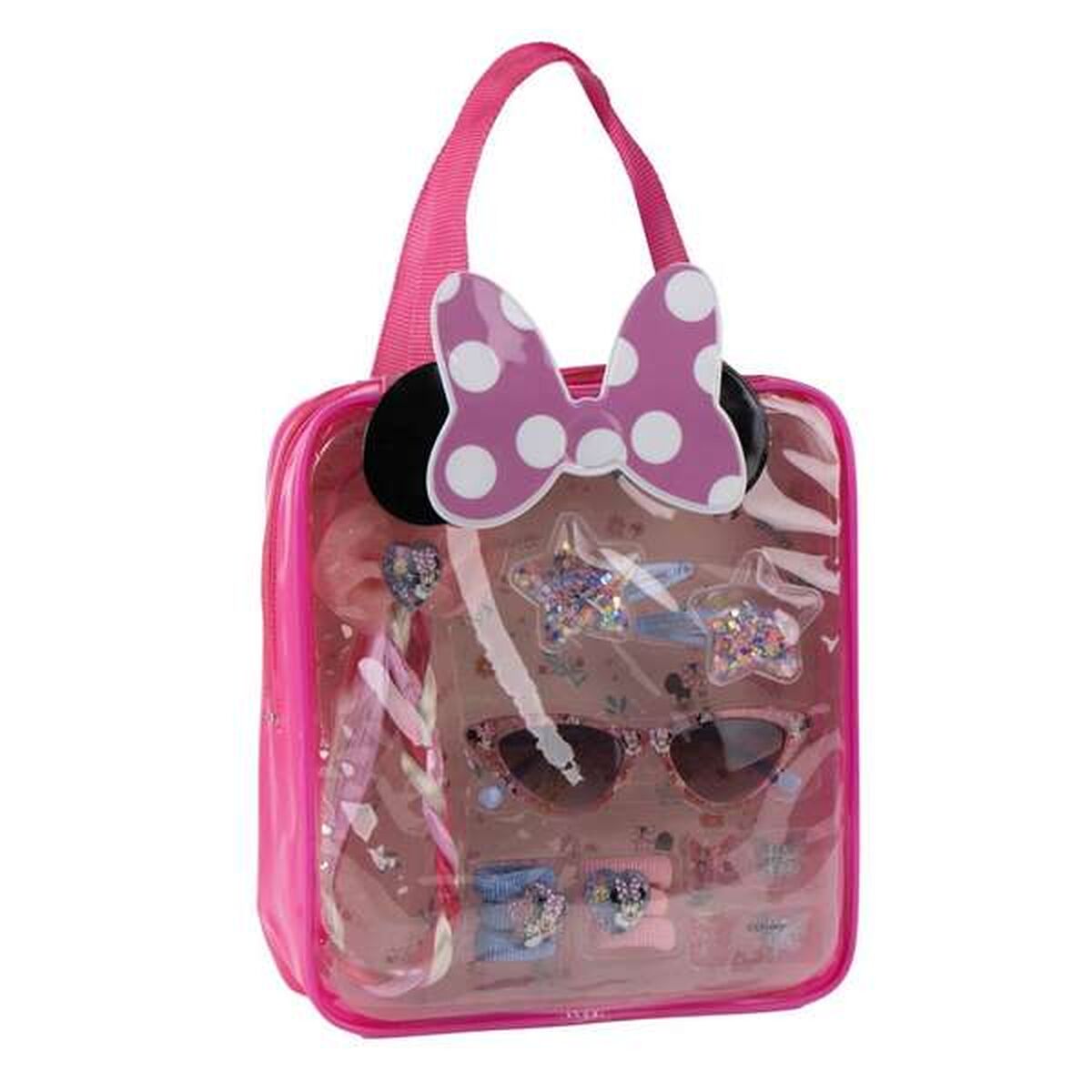 Conjunto de Beleza Minnie Mouse Cor de Rosa