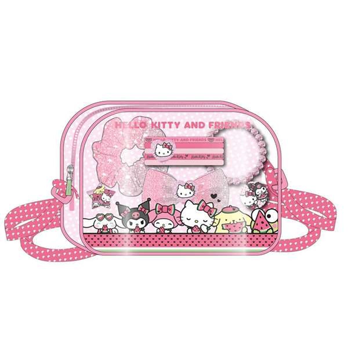 Conjunto de Beleza Hello Kitty Cor de Rosa