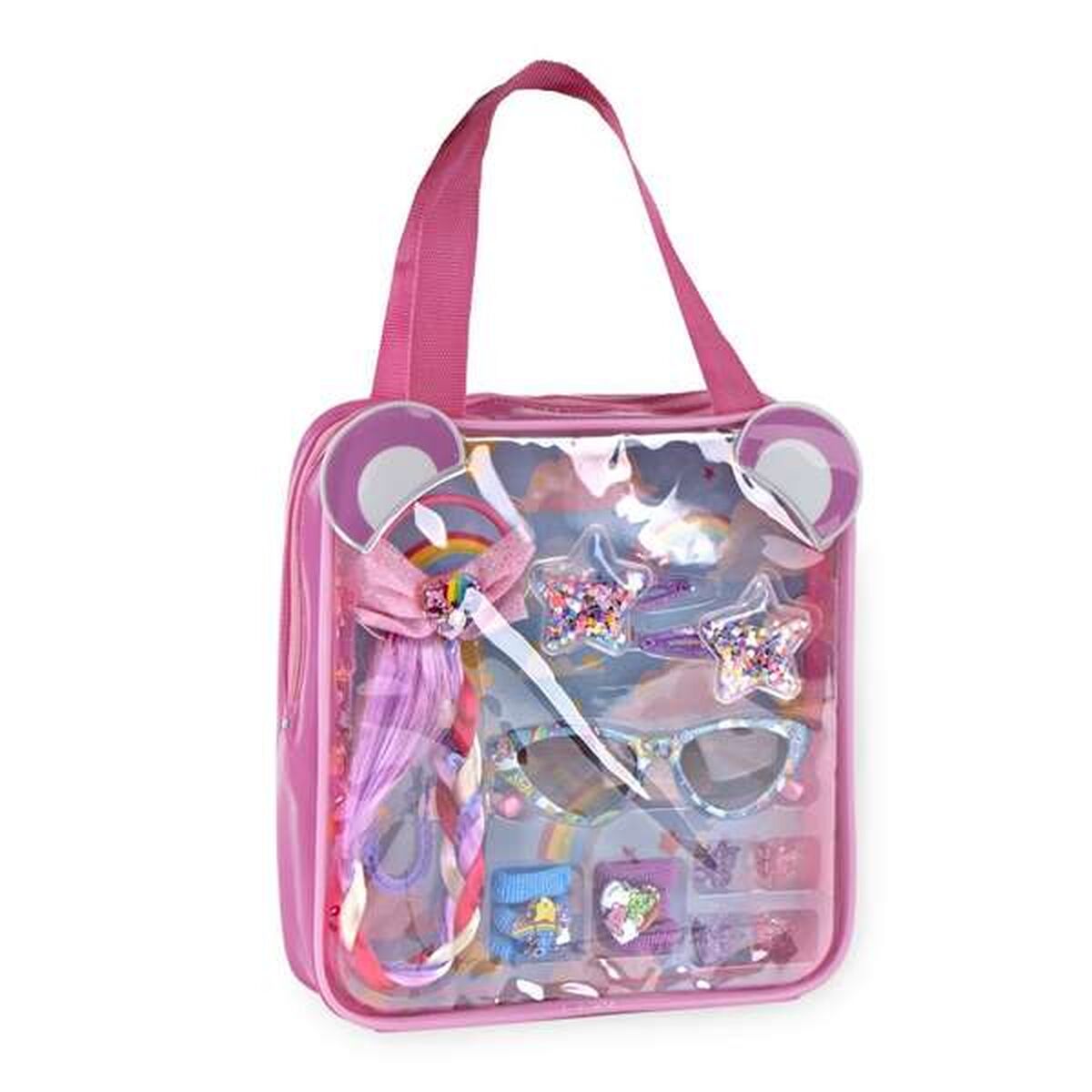 Conjunto de Beleza Hello Kitty Cor de Rosa