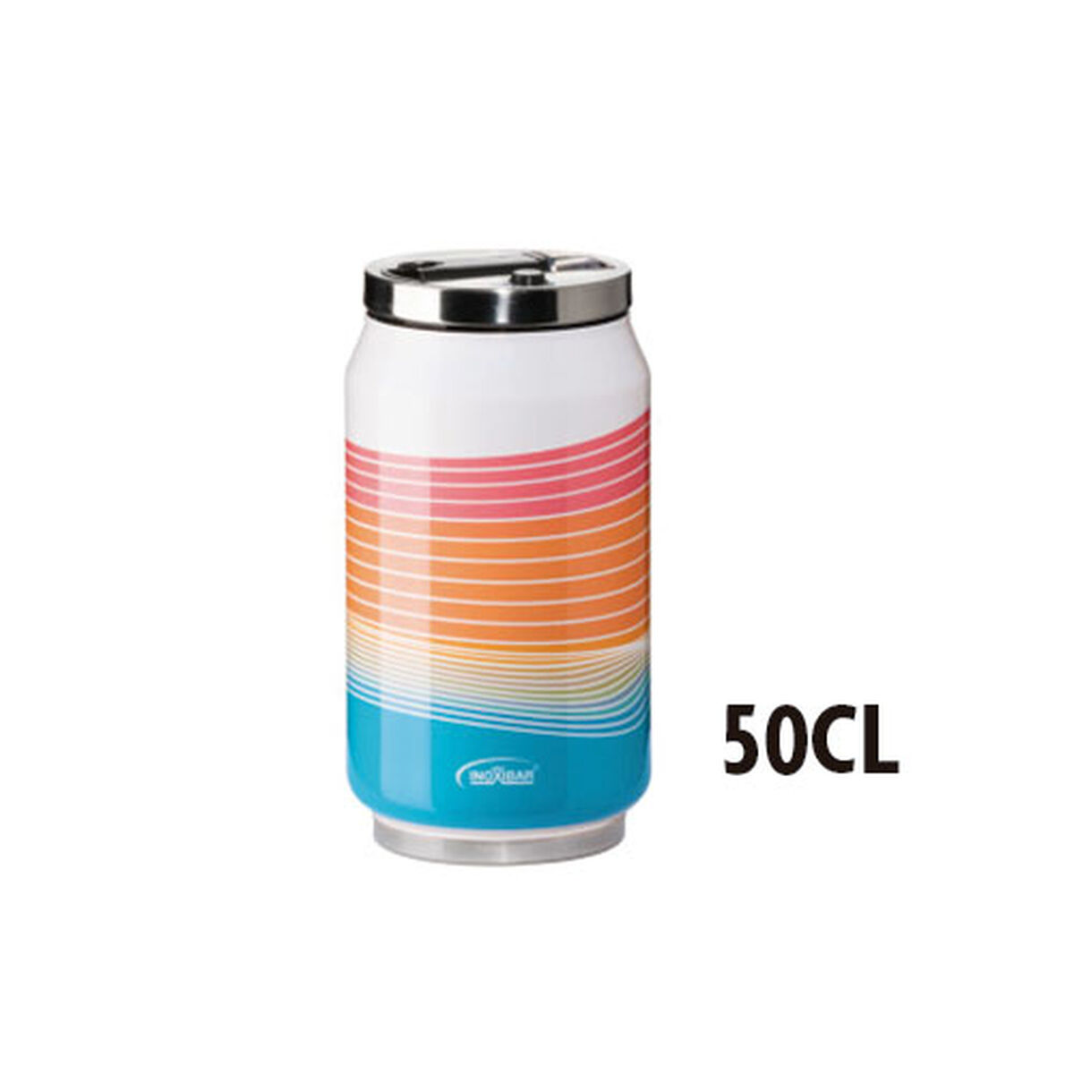Garrafa Térmica em Aço Inoxidável Inoxibar 500 ml Azul