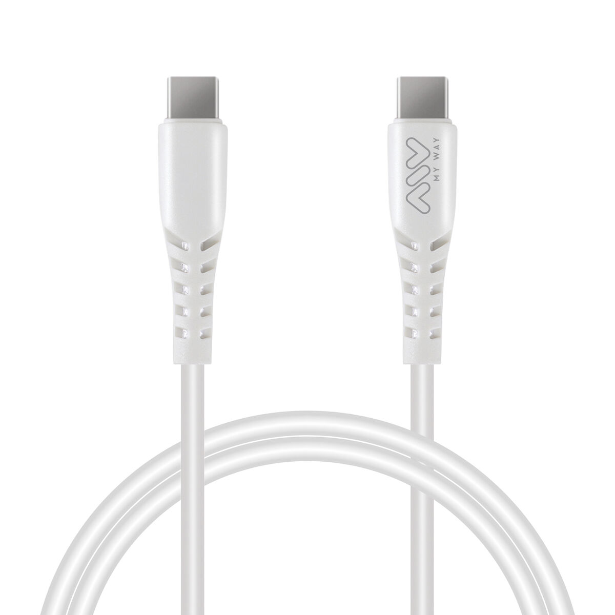 Cabo USB-C para USB-C Myway Branco