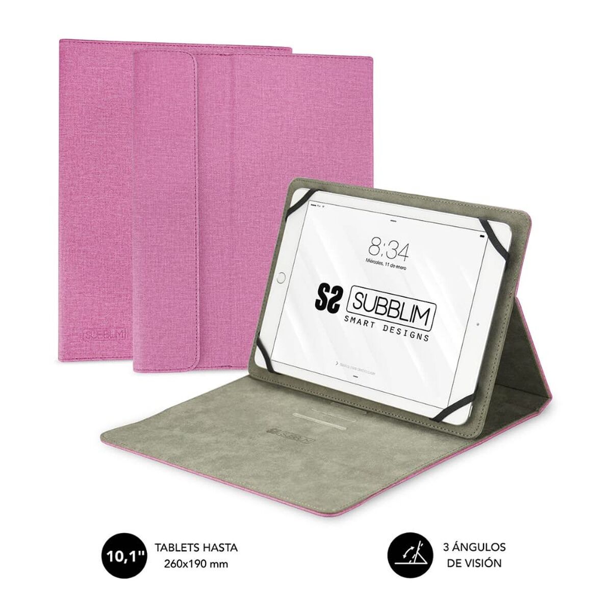 Capa para Tablet Subblim SUB-CUT-1CT003 Cor de Rosa
