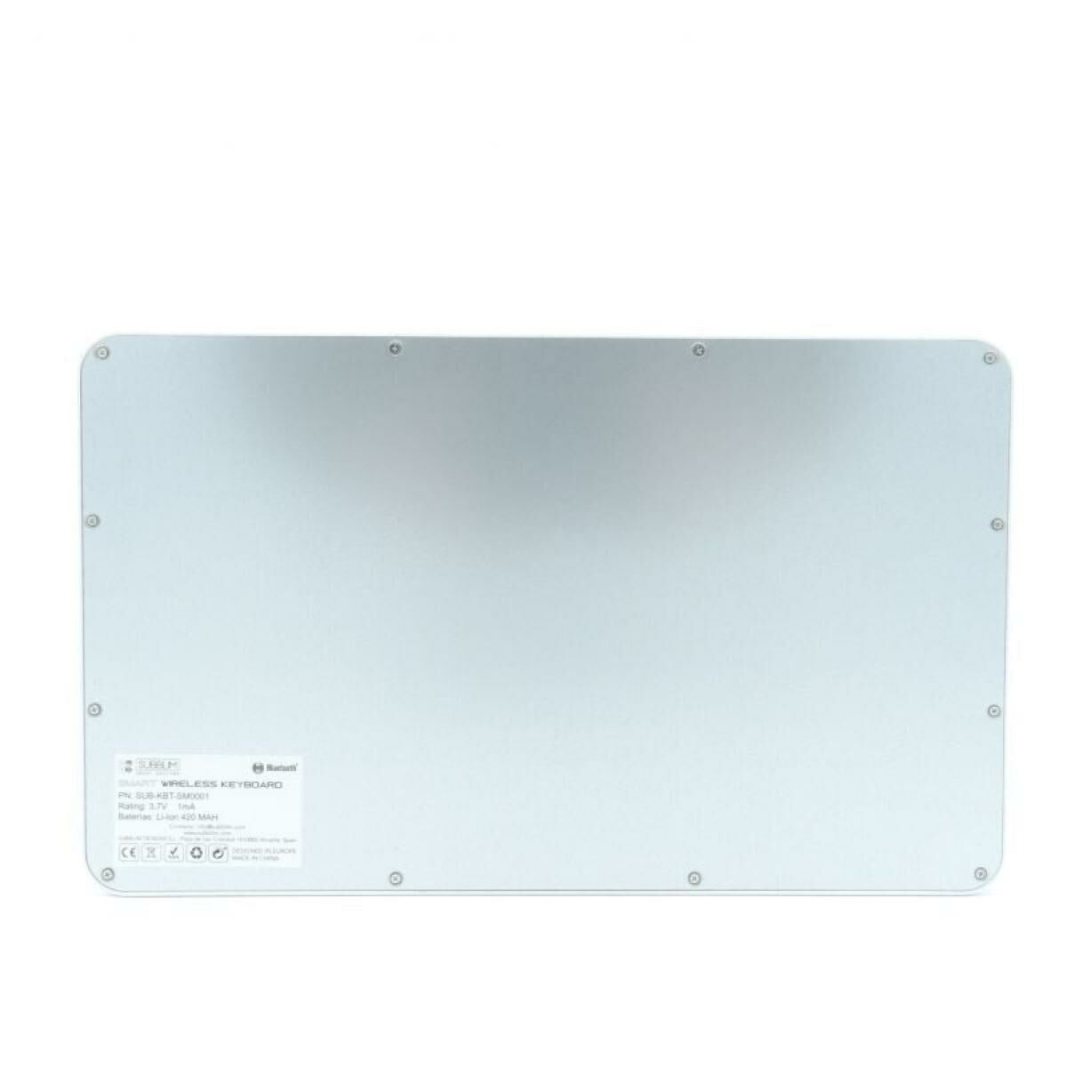 Teclado Bluetooth Subblim SUB-KBT-SM0001 Prateado Qwerty espanhol