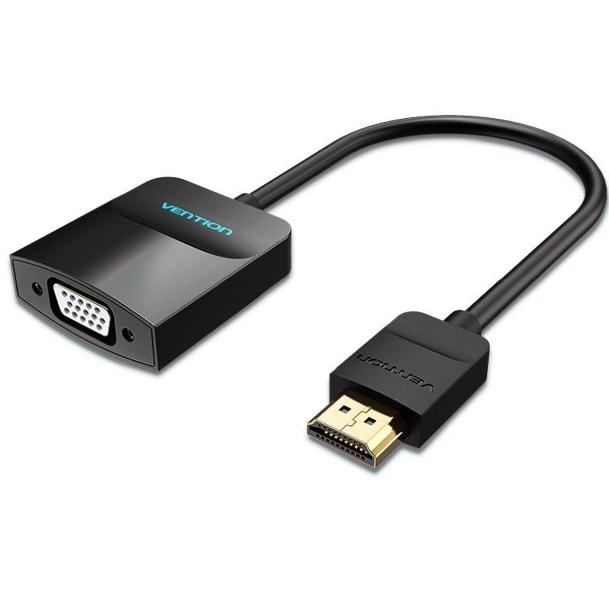 Adaptador HDMI para VGA Vention 42444 Preto 15 cm