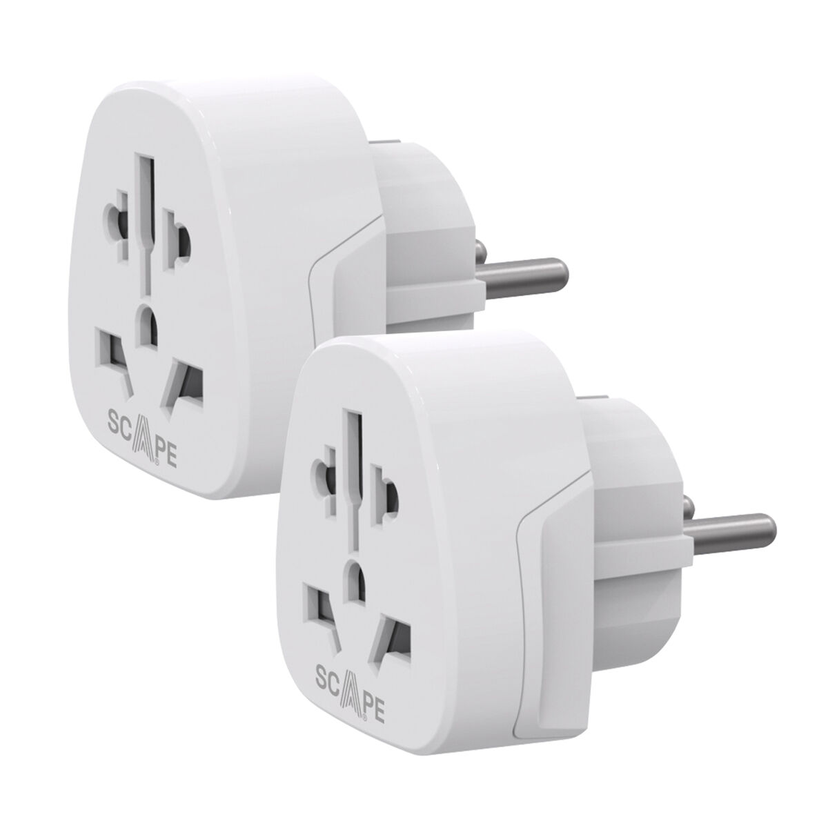 Extensão elétrica Scape Travel 830DE (2PCS) Plástico