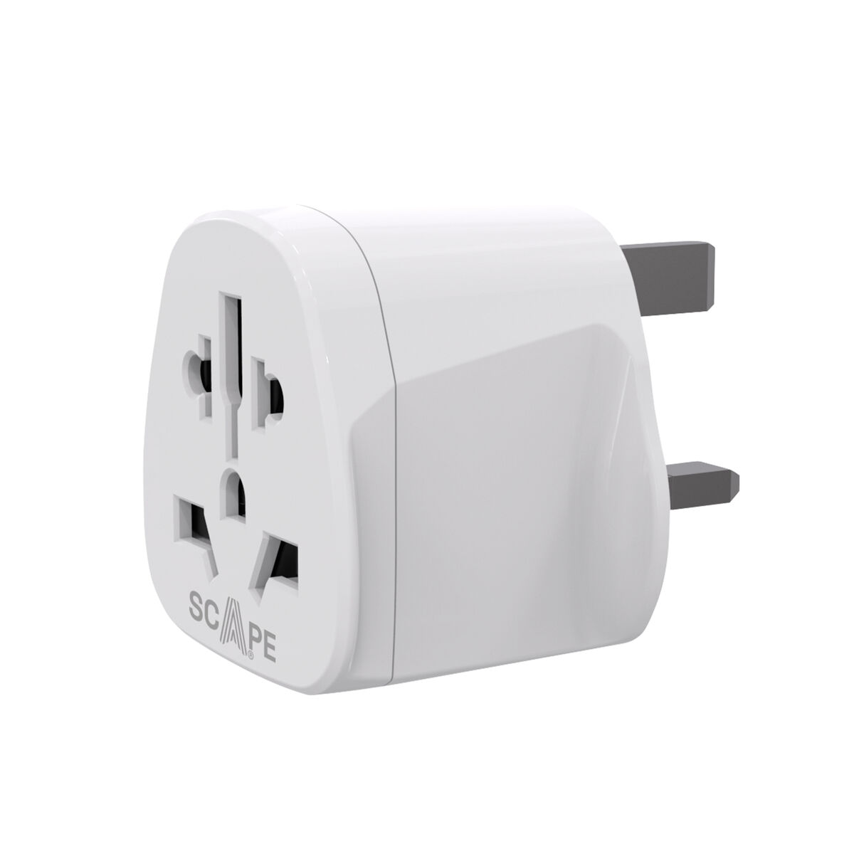 Extensão elétrica Scape Travel 830UK Plástico 13 A
