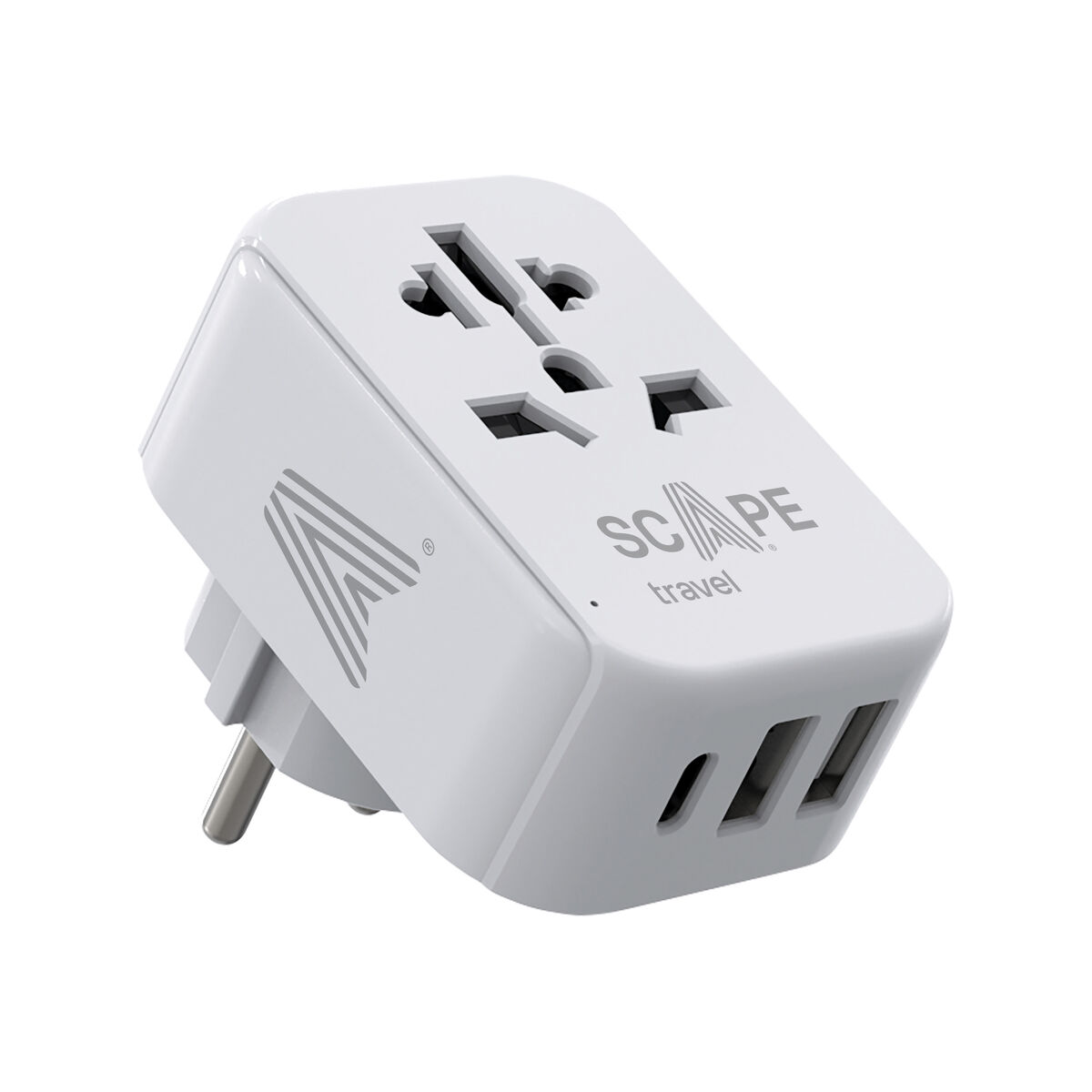 Extensão elétrica Scape Travel 830C-DE Plástico