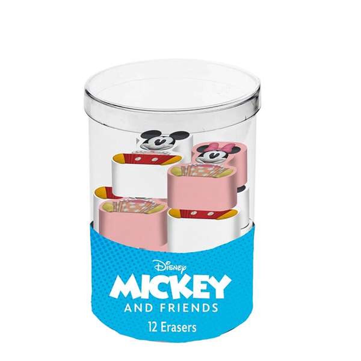 Borracha Disney Multicolor 6,5 x 6 x 6 cm 12 Peças