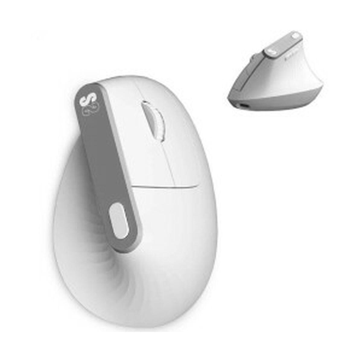 Rato Ergonómico Ótico Subblim SUBMO-EDNVW02 Branco 4000 dpi