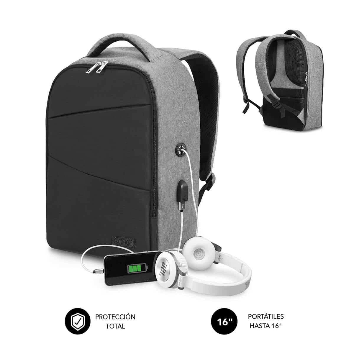 Mochila para notebook Subblim SUBBP3SA1100 Preto