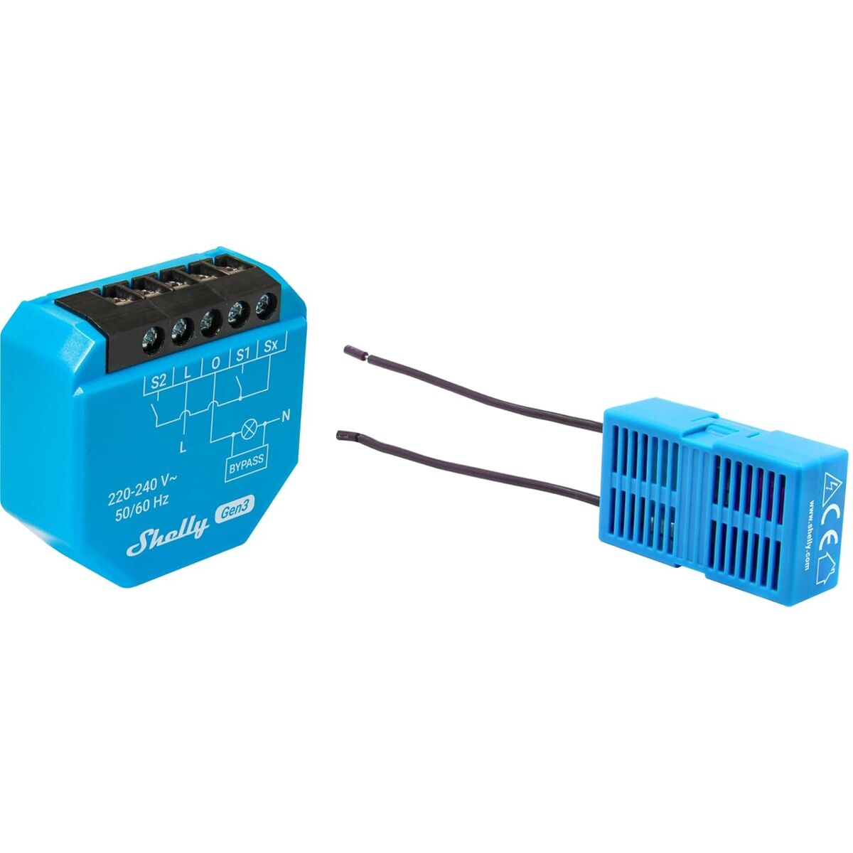 Tomada Inteligente Shelly S3SW-0A1X1EUL Bluetooth Wi-Fi 230 V 10 A