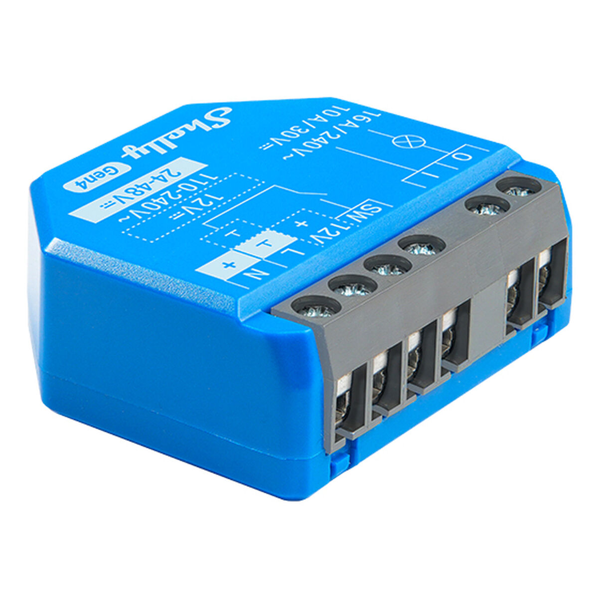 Tomada Inteligente Shelly S4SW-001X16EU Bluetooth Wi-Fi Bluetooth 5.0 240 V