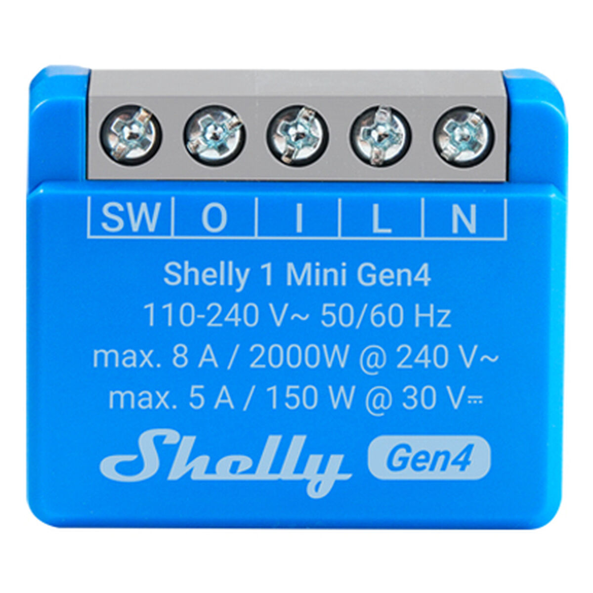 Tomada Inteligente Shelly S4SW-001X8EUU Bluetooth Wi-Fi Bluetooth 5.0